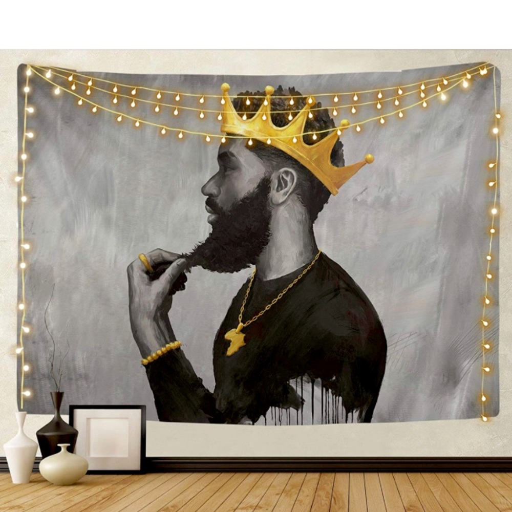 The Thoughtful King tapestry